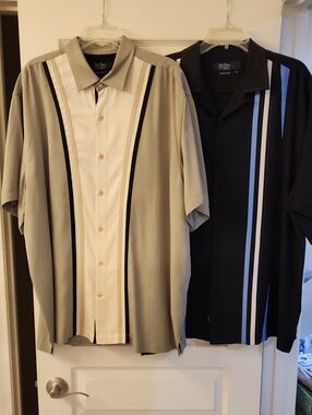 Nat Nast Luxury Originals American Fit, 100% Silk Men's Size XL Vintage Set of 2